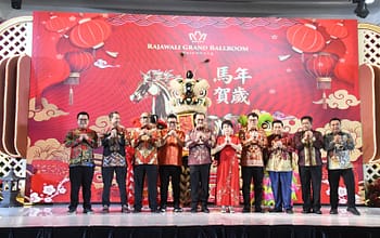 Semangat Imlek, Danrem 044/Gapo Ajak Masyarakat Perkokoh Persatuan NKRI