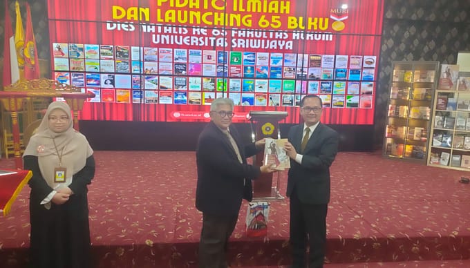 FH UNSRI Rayakan Dies Natalis ke-65, Luncurkan 92 Buku Hukum Sekaligus dan Bahas Tantangan Era AI