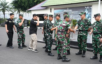 Usai Dinas Cuti Lebaran, Korem 044/Gapo Awali dengan Apel Pengecekan dan Silaturahmi
