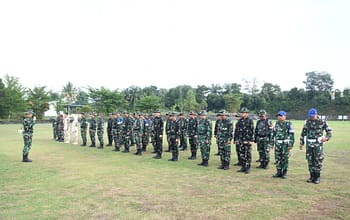 Prajurit Korem 044/Gapo Asah Naluri Tempur Melalui Latihan Menembak