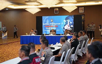 Kapolda Sumsel Buka Latpraops Ketupat Musi 2026, Siapkan Pengamanan Mudik dan Lebaran 2.