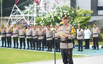 Kapolda Sumsel Pimpin Apel Perdana dan Halal Bihalal, Tegaskan Siaga hingga Akhir Operasi Ketupat