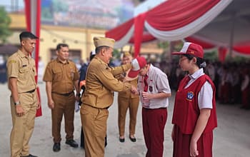 Antusiasme Tinggi, 475 Siswa Baru SMPN 1 Palembang Sukses Ikuti MPLS 2026 Berbasis Penguatan Karakter dan Anti-Bullying