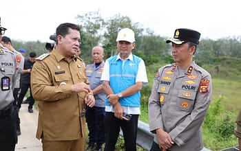 Kapolda Sumsel Cek Jalur Strategis Tol Kapal Betung Jelang Mudik Lebaran