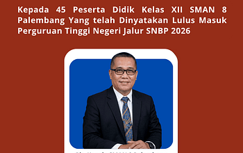 Membanggakan! 45 Siswa SMAN 8 Palembang Lolos SNBP 2026, Tembus ITB hingga UNSRI