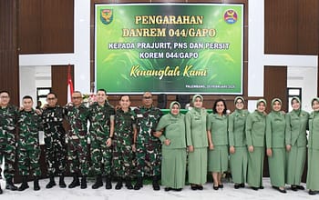 Penuh Haru Jelang Sertijab, Danrem 044/Gapo : Kenanglah Kami