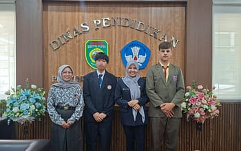 Dinas Pendidikan Sumsel Sambut Siswa Pertukaran Pelajar Internasional Asal Italia dan Jepang