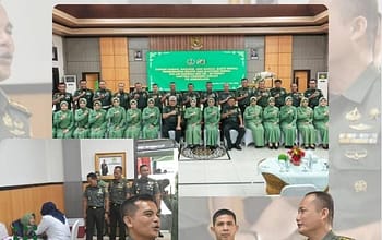 Kasdim 0418/Palembang Hadiri Donor Darah dan Baksos HUT ke-80 Persit KCK PD II/Sriwijaya