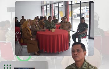 Dandim 0418/Palembang Ikuti Rapat Evaluasi Percepatan Pembangunan Koperasi Merah Putih di Talang Aman