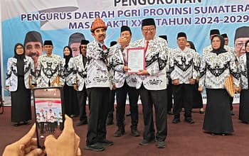 Akhiri Polemik, Pengukuhan Pengurus PGRI Sumsel 2024–2029 Jadi Momentum Pemersatu Total