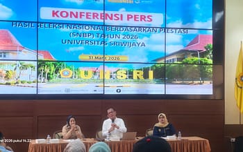Unsri Umumkan Hasil SNBP 2026 Hari Ini, 23 Ribu Pendaftar Rebut 2.294 Kursi