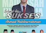 Ahmad Habiburrahman Siswa MAN 1 Palembang Lolos ke Tingkat Nasional Olimpiade Madrasah Indonesia 2025