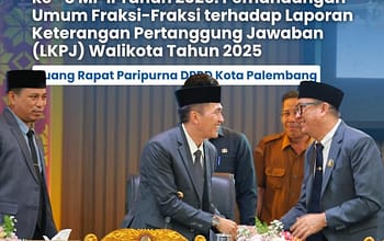 LKPJ Wali Kota Palembang 2025 , DPRD Tekankan Evaluasi Nyata untuk Masyarakat