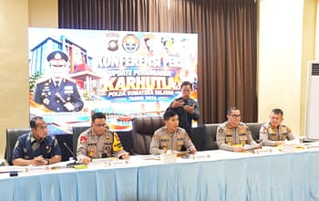 Penanganan Karhutla 2026, Polda Sumsel Tetapkan 52 Tersangka Perorangan dan Proses 20 Perkara Korporasi